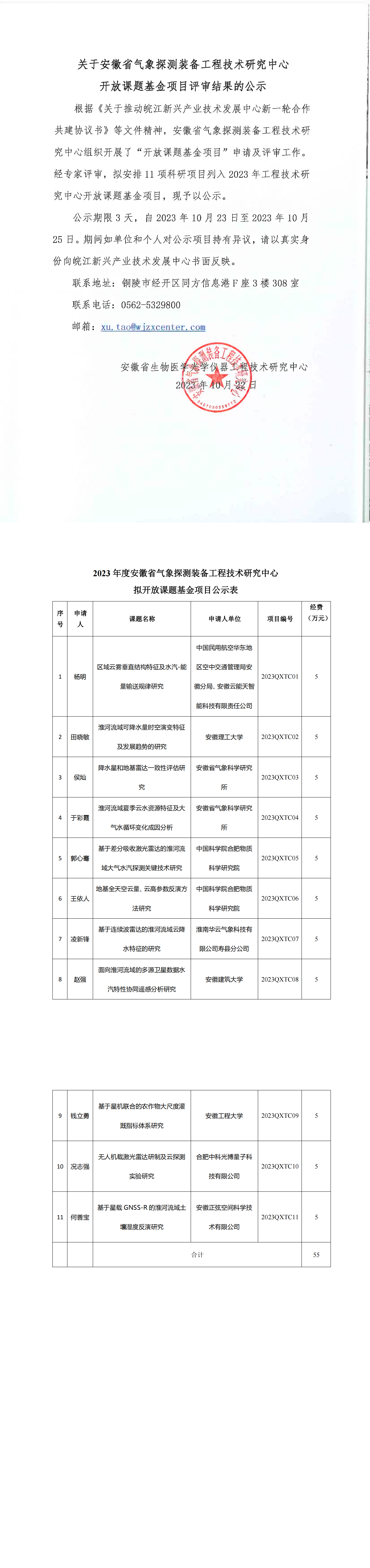 关于安徽省气象探测装备工程技术研究中心项目立项评审结果的公示_00.png